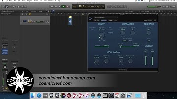 "Dub Delay" with Native plugin Tape Delay in Logic Pro X