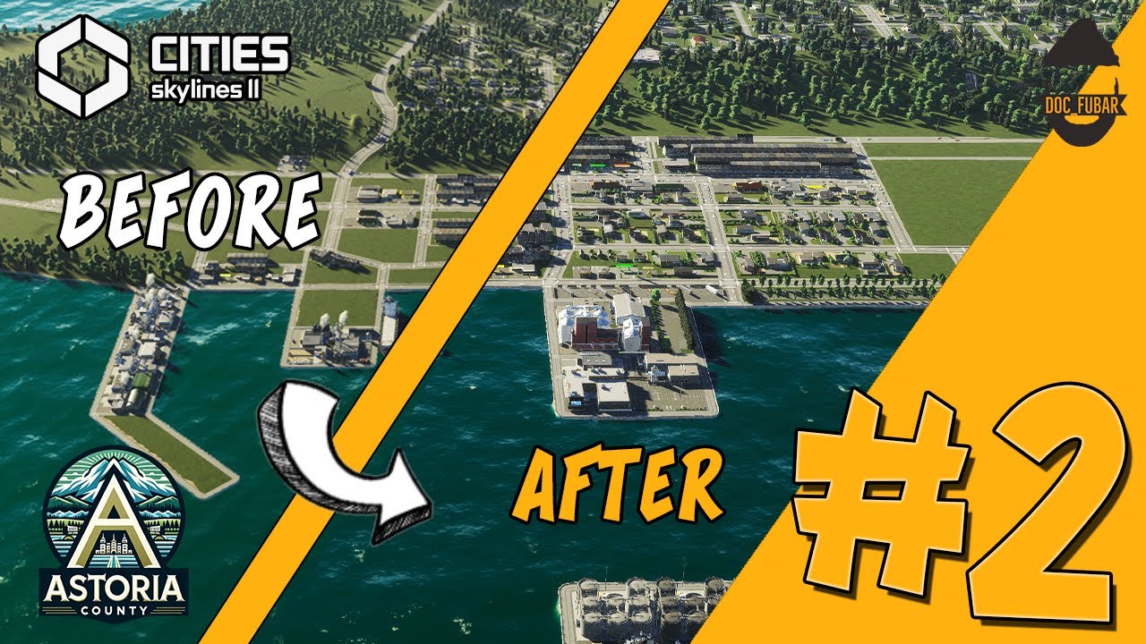 Detailing of a Harbor and City Expansion in Cities Skylines 2 - YouTube