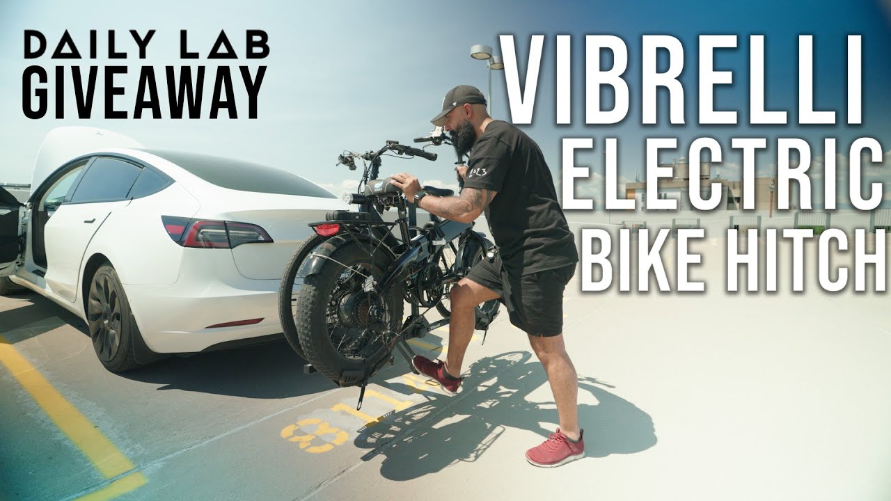 The best Tesla bike hitch?! (Vibrelli Electric Bike Hitch Rack)