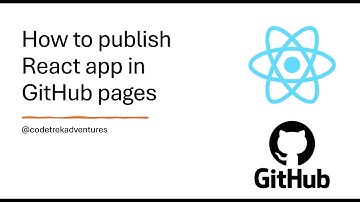 How to Publish React app in GitHub Pages - in Telugu