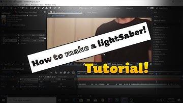 How to Make a Light Saber using After Effects & Premiere Pro!