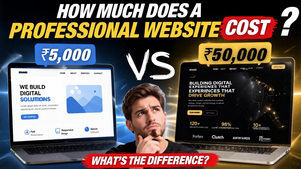 How Much Does a Professional Website Cost in 2026? 5000 vs. 50,000 ...