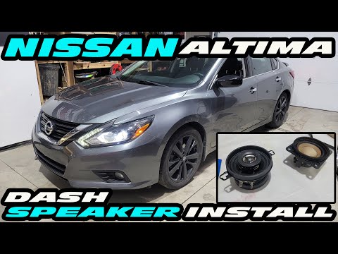 NISSAN ALTIMA HOW TO INSTALL DASH SPEAKERS