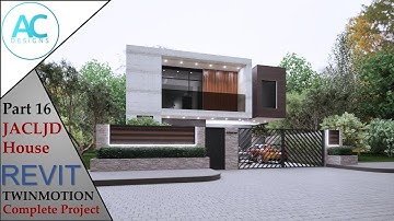 JACLJD House | Part 16 | Complete Step By Step Project | Revit and Twinmotion Tutorial