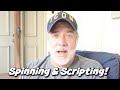 Spinning  scripting