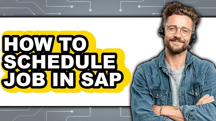 How to Schedule Job in Sap (only Way)