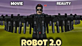 Robot 2.0 movie vs reality | funny spoof | 2d animated | shankar | rajnikanth screenshot 3