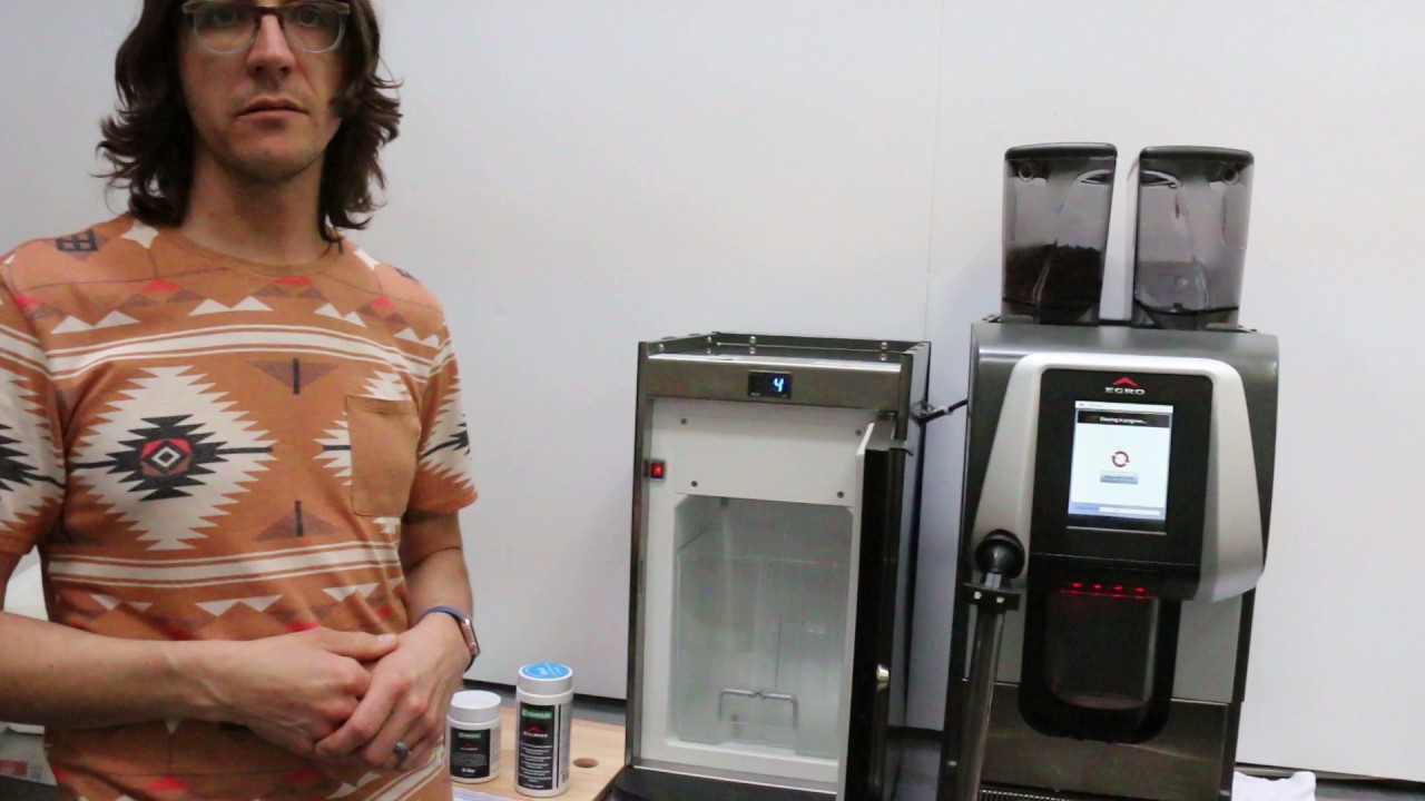 Egro One Top Milk Xp Espresso Machine Cleaning Youtube
