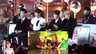 EXO reaction to Red Velvet (Peekaboo & Red Flavor) 171202