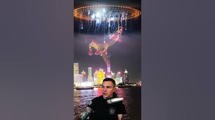 China ushered in the 2025 with a drone light show featuring 10,000 drones.