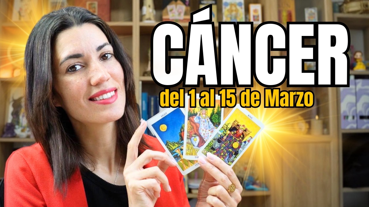 CÁNCER🔱¡RENACES! 🌊💛 PERDONAR Y ALEJARTE SERÁ LA CLAVE PARA TU FELICIDAD • Del 1 al 15 de Marzo 2026