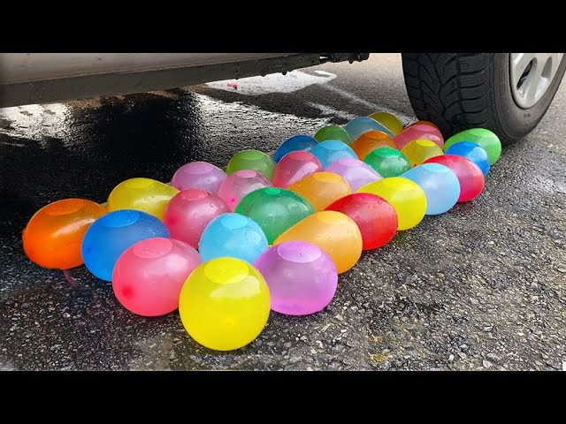 Watch a Drift Car Smash Into Balloons Filled With Burrito Ingredients