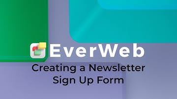 Creating a Newsletter Signup Form with EverWeb!