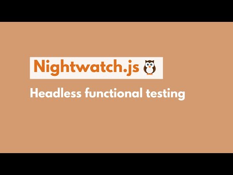 Headless functional testing with Nightwatch.js, Selenium and PhantomJS