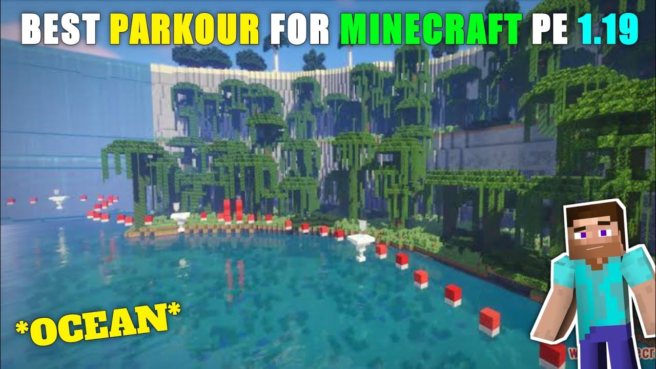 Best Parkour Map For Minecraft PE | Hardest Parkour | MCPE | 1.19 ...
