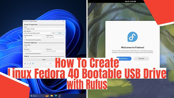 How To Create Linux Fedora 40 Bootable USB Drive with Rufus