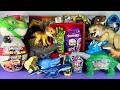 Jurassic World Unboxing Review Asmr Colorful Dinosaur T-rex D-rex Spinosaurus Smashers Horror House