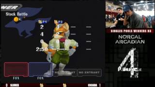 NorCal Arcadian 4 Singles Pools Winners R3 Slurex (Blue) vs Cicada (Neutral)