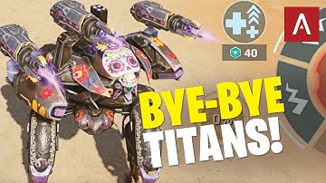 Erebus with NEW Puncher Weapons Wiping Out Titans! War Robots Gameplay WR