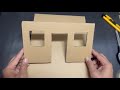 How to Make a Cardboard House #craftideas #handmadecraft #viralvideos #videos #diycraft #craft
