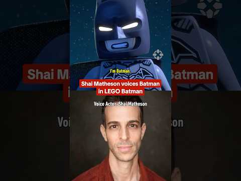 Batman is voiced by Shai Matheson in the new LEGO Batman game! #gamescom2025 #batman #voice #actor