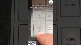 WHAT IS THE FUEL PUMP RELAY? #automotiveelectronics #car #automotiveelectricity