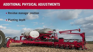 Early Riser 2000 Series Planter Seed Type Changeover Process