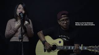 HAHOLONGI AU ( AKUSTIK ) - RANI SIMBOLON - live cover by Winnie Kusuma X Dimas with lyrics