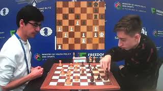 Anish Giri 2745 ; Daniil Dubov 2707.FIDE World Blitz Chess Championship.