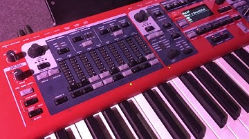NORD STAGE 3 tutorial. The basic parts