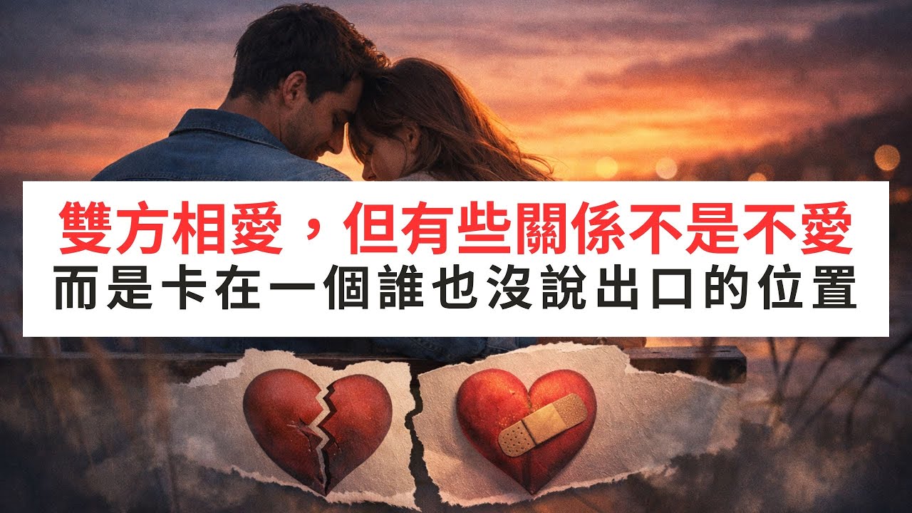 《塔羅測驗》雙方彼此相愛，但有些關係不是不愛，而是卡在一個誰也沒說出口的位置！ft.中意老師