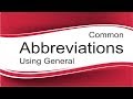 List of Commonly Used Abbreviations | Abbreviations for GK | InformationQ.com