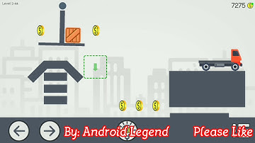 Brain Physic Level 2-44 Brain it on the wooden truck level 2-44 Android Solution