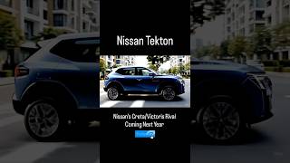 Nissan Tekton - Upcoming Creta/Seltos/Victoris Rival! 😍 #nissantekton #carblogindia