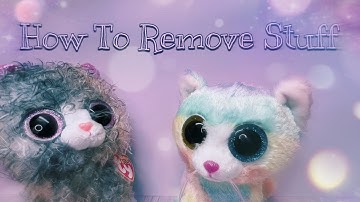 Beanie Boo Customization Tutorial Episode 2 | How To Remove Stuff!