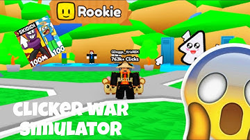 Playing Clicker Wars Simulator!!!