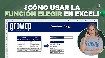 Aprende a usar la función ELEGIR en #EXCEL