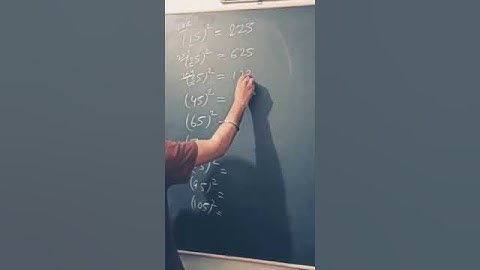 Square of no. with unit digit 5.| square of any no. | tricks| mathtrick | math | Mathematics student