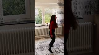 Lateral shuffle with toe touch
