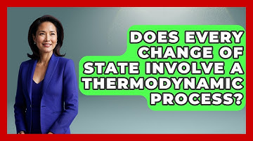 Does Every Change of State Involve a Thermodynamic Process? - Thermodynamics For Everyone