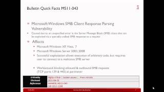 Secunia Video on Microsoft Patch Tuesday - June 2011