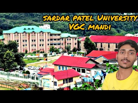 Sardar Patel University Mandi || Vallabh Govt college mandi tour ❤️|| college life