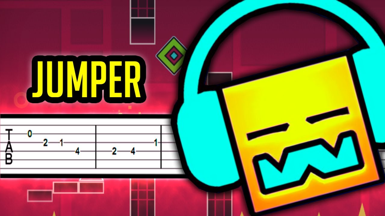 Geometry Dash Jumper (Level 7)【𝗧𝗔𝗕】 GUITAR TUTORIAL YouTube