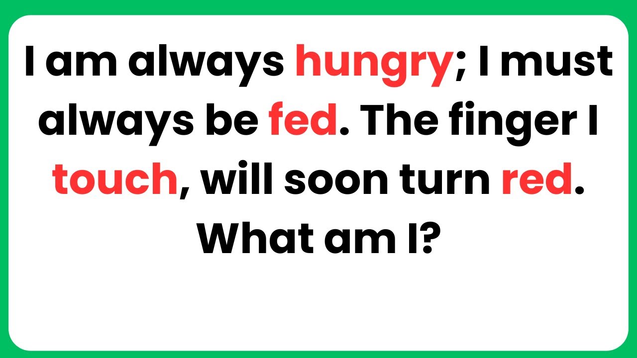 30 Tricky Riddles That Will Challenge Your Brain - YouTube