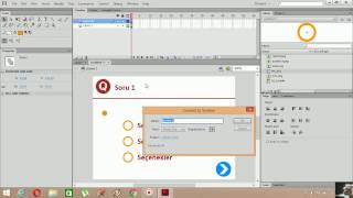 Flash Cs6 AS 3.0 Çoktan Seçmeli Test - Arayüz (Multiple Choice Test Construction - Part 1)