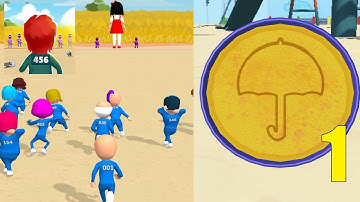 Octopus Games - K Challenge 456 - Android Gameplay (Season 1 -2) All Levels, New Games