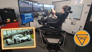 Insanely Fast Ginetta G58 on a 6DOF Motion Simulator