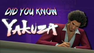 Fun Yakuza/Like a Dragon Facts You DIDN'T Know