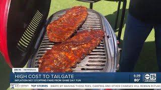 High cost to tailgate: inflation not stopping fans from game day fun