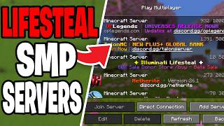 Top 5 LIFESTEAL SMP Servers For Minecraft! - Java & Bedrock
